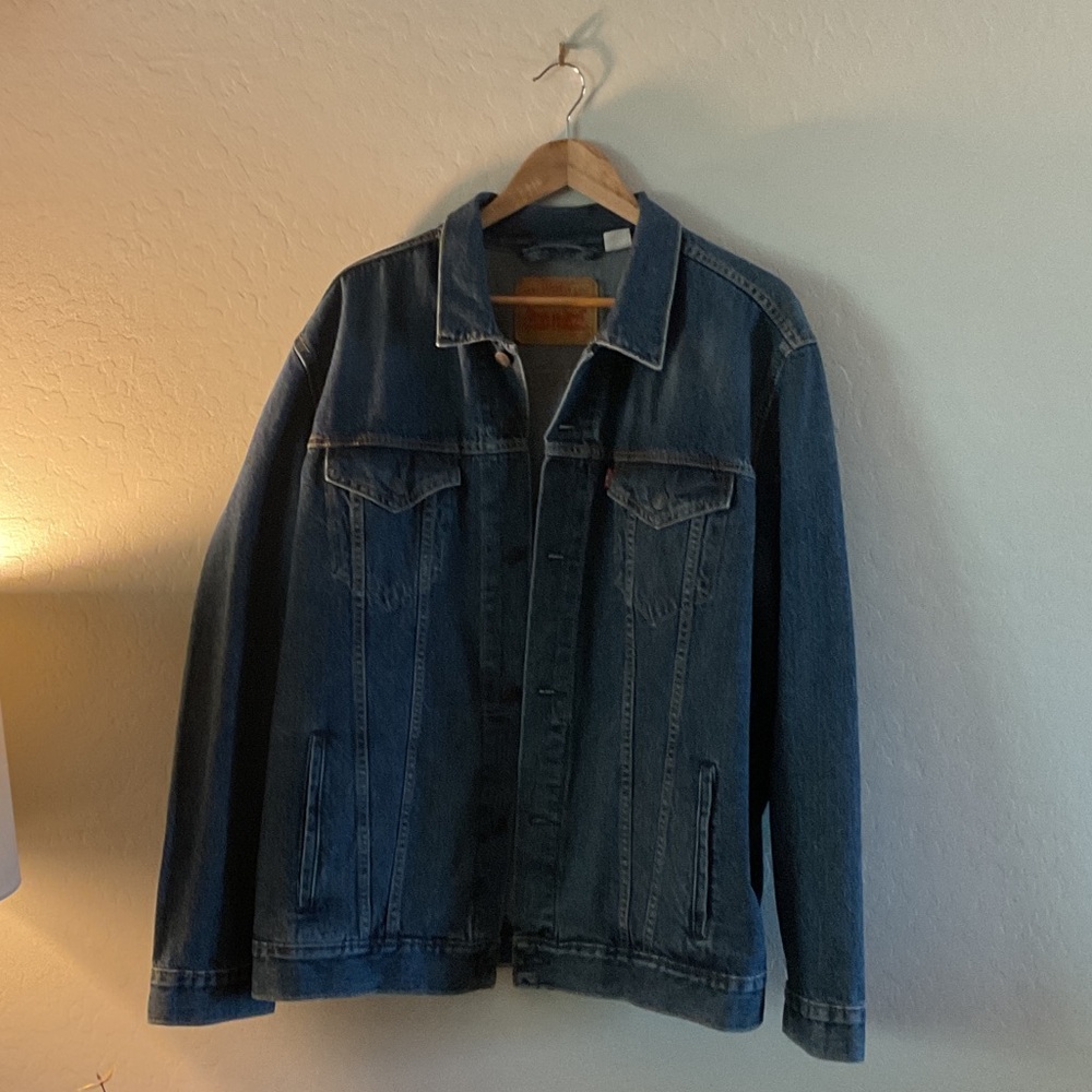 Levi's Men's Dark Blue Denim Jacket